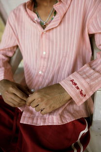 Clay Pink Dobby Shirt