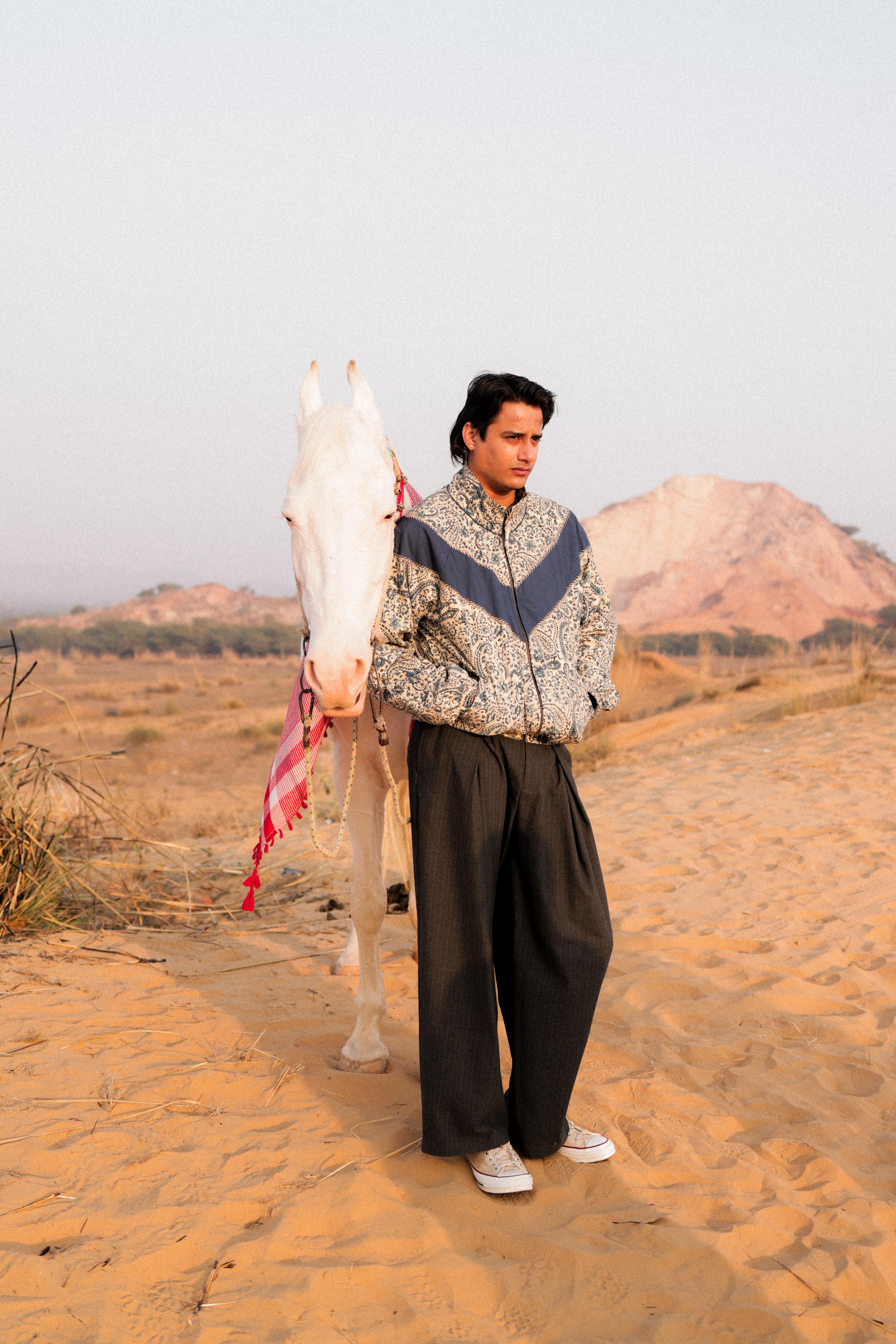 Bagru Panel Handcrafted Track Jacket – AakarTaro